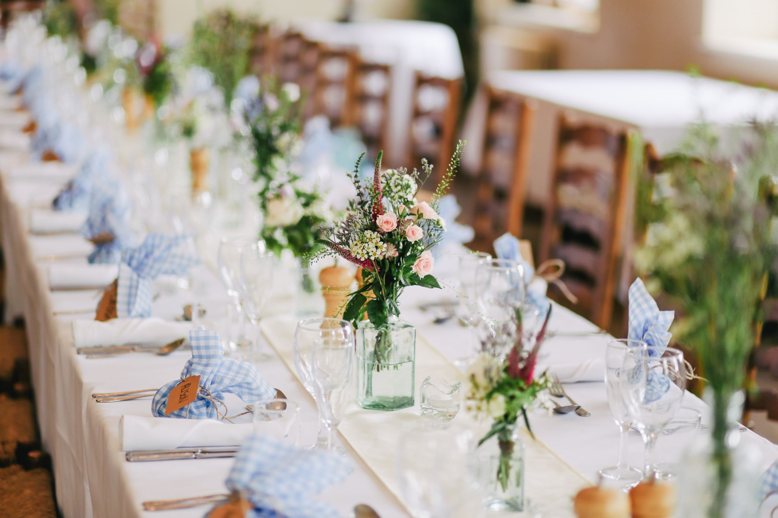 Centre de table Fleuri - Art floral mariage table - A Fleur d'Art - Artisan Fleuriste Toulouse 