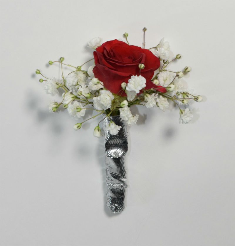 Boutonnière Original Homme - Témoins - A Fleur d'Art - Artisan Fleuriste Professionnelle Mariage