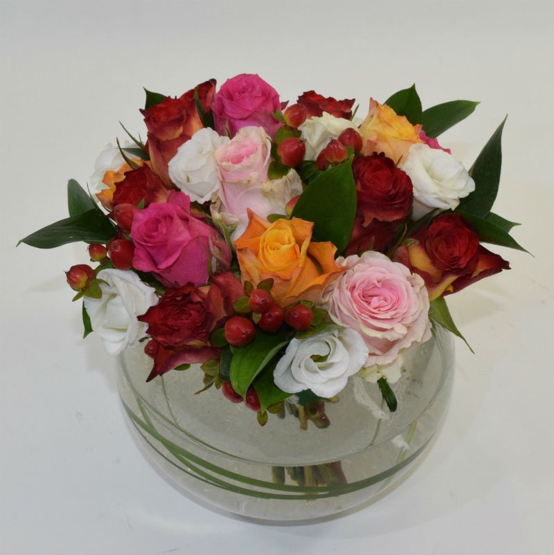 Bouquet en couleurs automne pour mariage toulouse