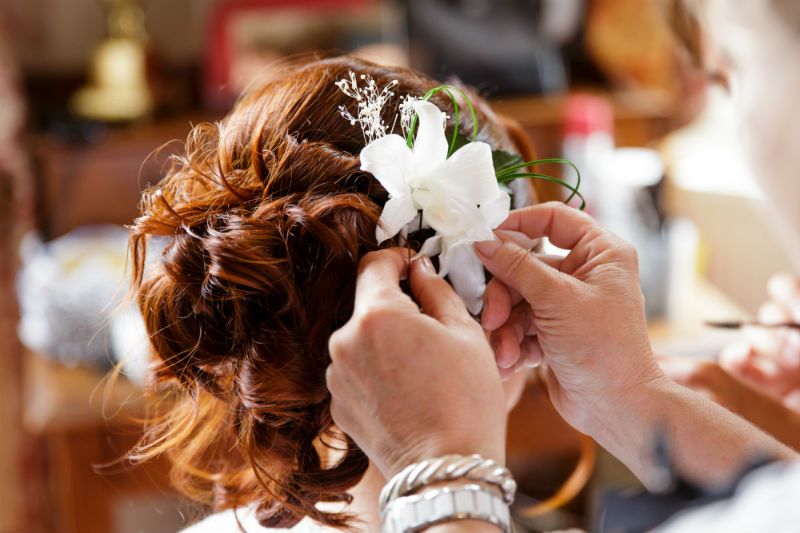 Coiffure Florale Mariée - A Fleur d'Art - Artisan Fleuriste Professionnelle Mariage 