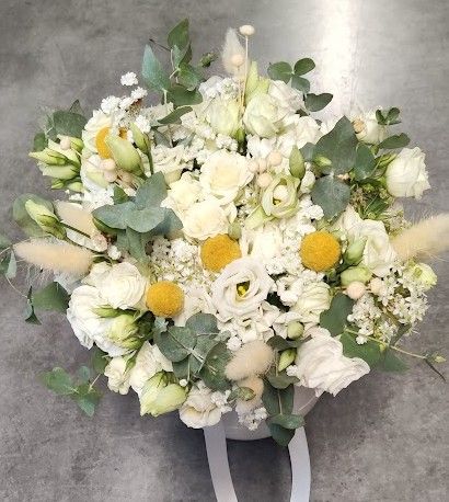 Bouquet de la mariée avec quelques fleurs séchés pour mariage Toulouse par fleuriste mariage A Fleur d'Art Tina Black Auterive