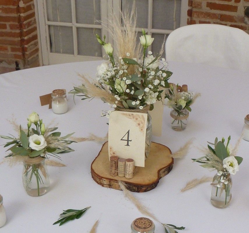 Deco Table Mariage Pampa