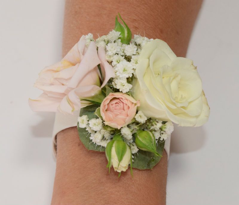 Bracelet Fleur - Rose - A Fleur d'Art - Artisan Fleuriste Professionnelle Mariage