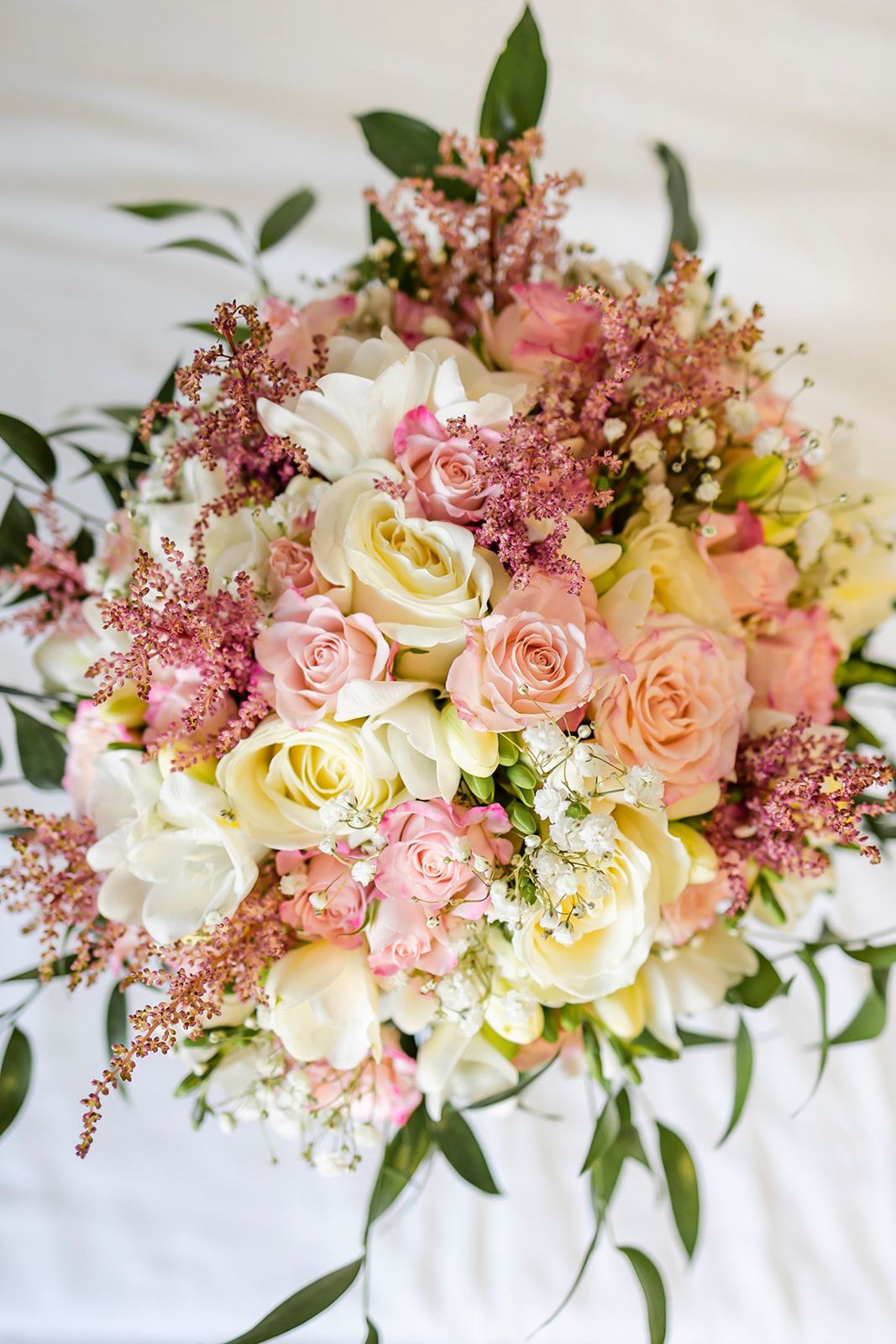 Bouquet de mariée couleurs pastel pour mariage toulouse